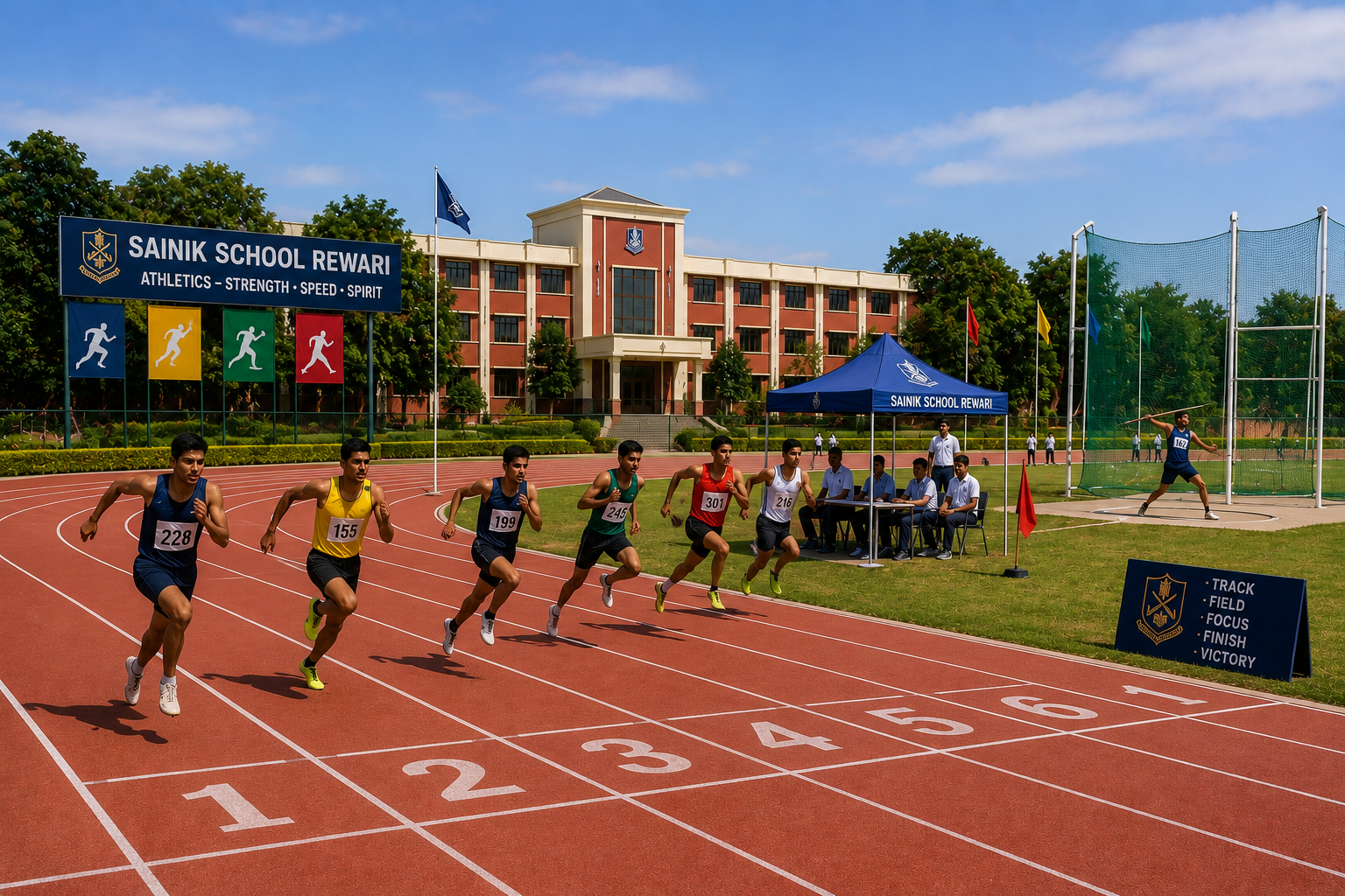 Athletics at Sainik School Gopalganj