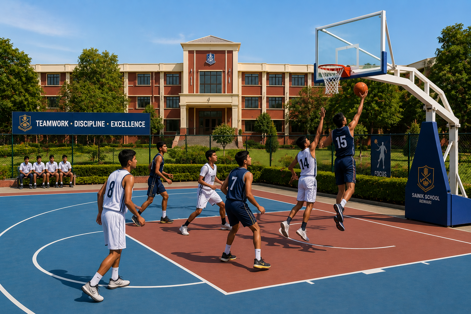 Basketball at Sainik School Gopalganj