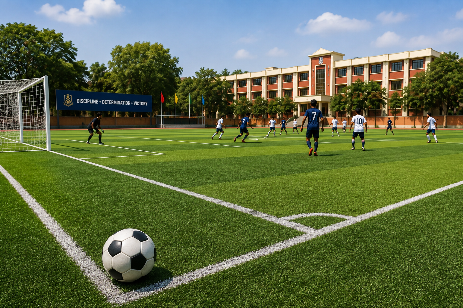 Football at Sainik School Gopalganj