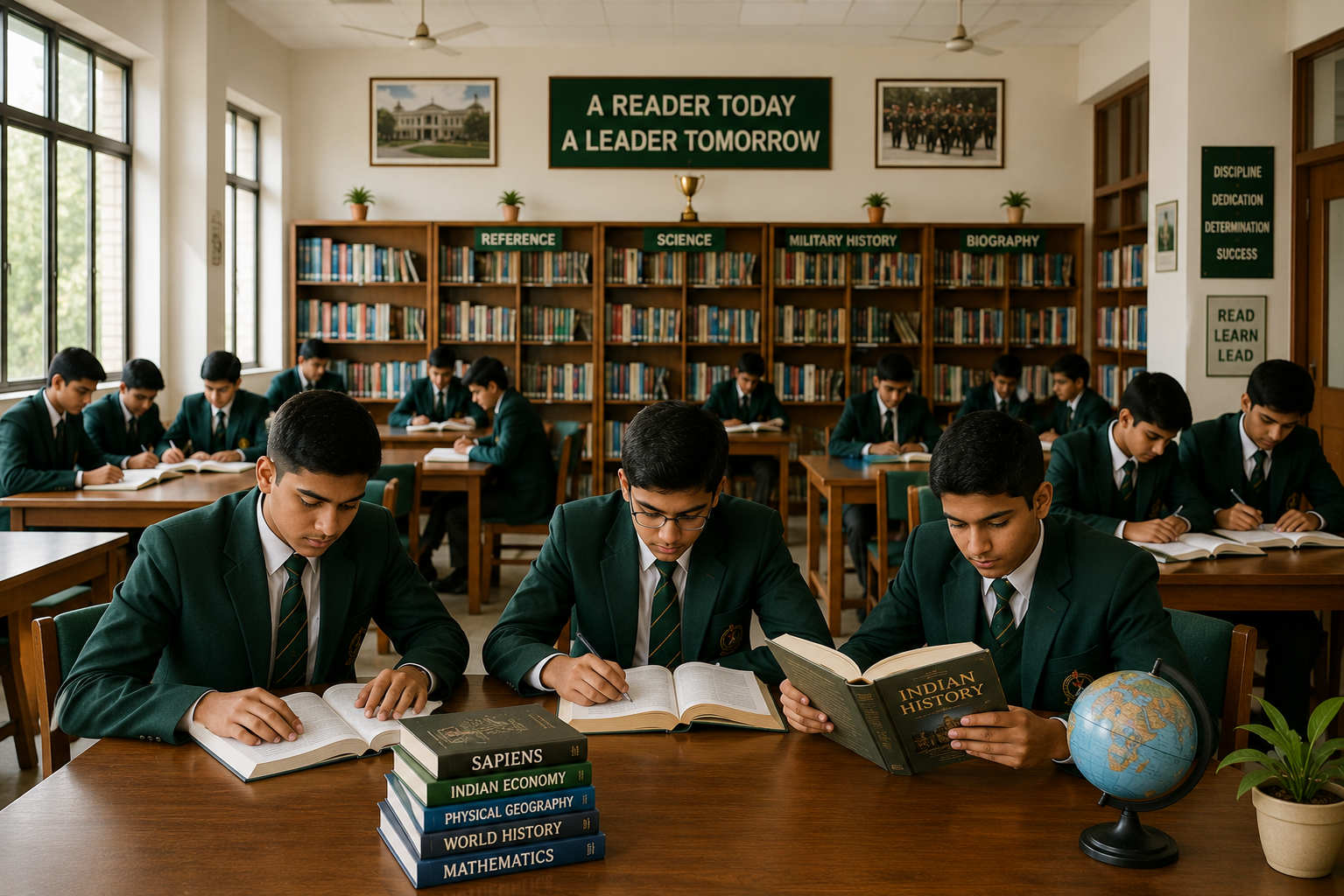 Library at Sainik School Gopalganj